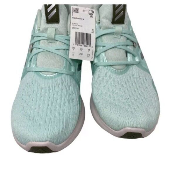 Adidas Sneakers WMNS 10 Blue Green EdgeBounce Ice Mint B96334 Running Sporty NEW - Picture 2 of 11